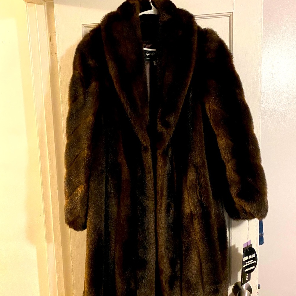 Brown fun fur